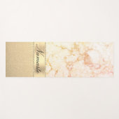 Classy Roos Gold Marble Yogamat (Voorkant (horizontaal))