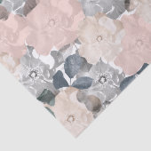 Classy roze en zwarte Rozen Tissuepapier (Detail)