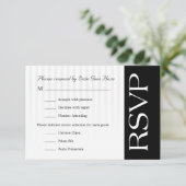 Classy RSVP Kaartje (Staand voorkant)