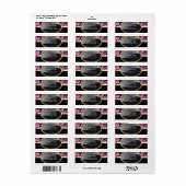 Classy Salon en Spa Retouradreslabels Etiket (Full Sheet)