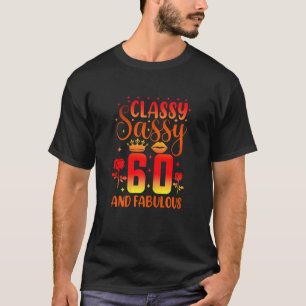 Classy Sassy 60 en Fabulous 60th Birthday T-shirt