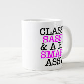 Classy Sassy and A Bit Smart Assy Jumbo Mug Extra Grote Beker (Voorkant rechts)