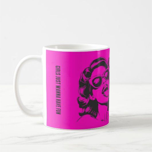 Classy, Sassy & Bad Assy Pink Coffee Mug (Gauche)