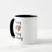 Classy Sassy Badassy Funny Mok (Voorkant links)