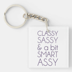 Classy Sassy en Bit Smart Assy Sleutelhanger