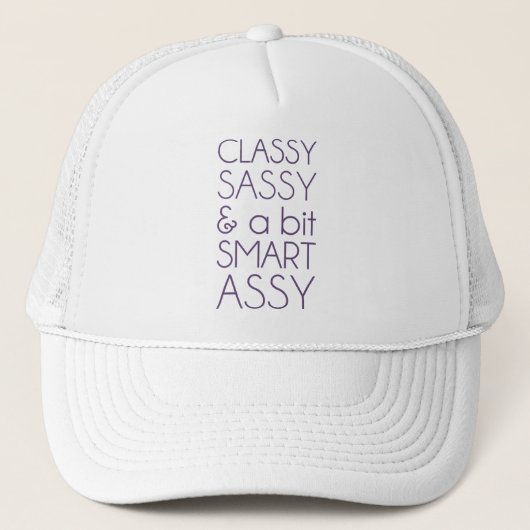 Classy Sassy en Bit Smart Assy Trucker Pet (Voorkant)