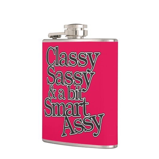 Classy Sassy en een beetje Smart Assy Heupfles (Links)