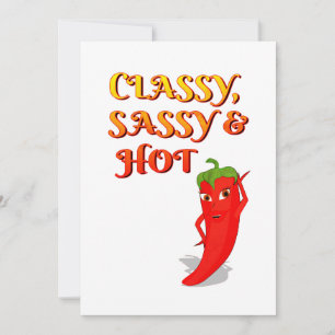 Classy Sassy en Hot Pepper Diva  stijl Kaart