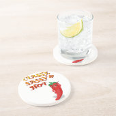 Classy Sassy en Hot Pepper Diva Zandsteen Onderzetter (Zijkant)