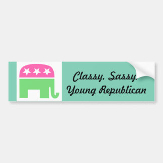 Classy, Sassy, Young Republican Bumpersticker