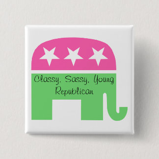 Classy, Sassy, Young Republican Button