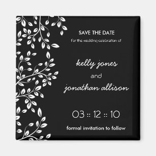 Classy Save the Date Mariage Magnet