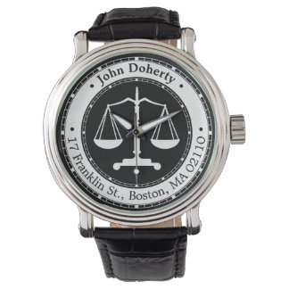 Classy Scales of Justice | Advocaat Horloge