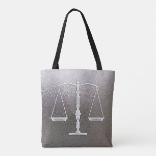 Classy Scales of Justice   Grafisch metallisch Tote Bag