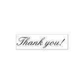 Classy Script Dank u Zelfinktende Stempel (Design)