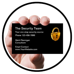 Classy Security Services Visitekaartje