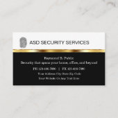 Classy Security-Visitekaartjes Visitekaartje (Voorkant)