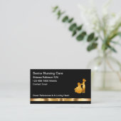 Classy Senior Nursing RN Visitekaartjes (Staand voorkant)