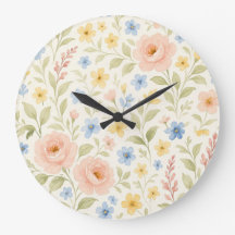 Classy Shabby Chic Franse Floral Art Pattern