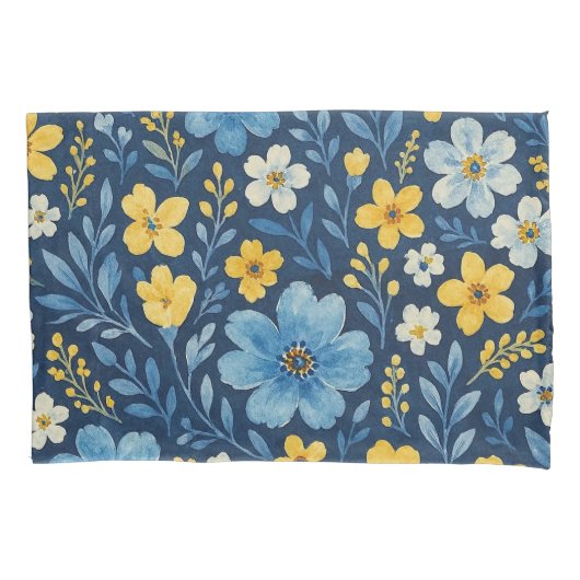 Classy Shabby Chic Franse Floral Art Pattern Kussensloop (Voorkant-Links)