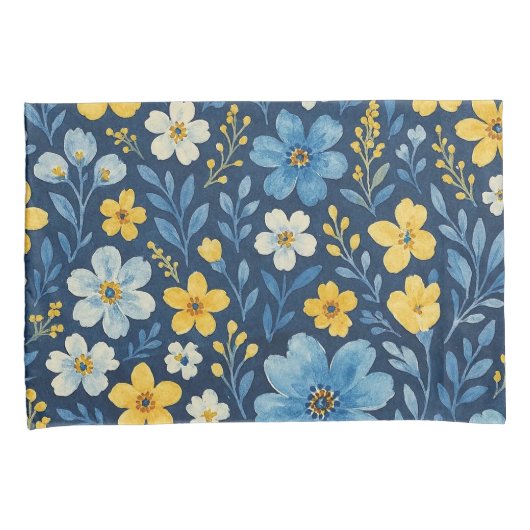 Classy Shabby Chic Franse Floral Art Pattern Kussensloop (Voorkant-Rechts)