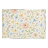 Classy Shabby Chic Franse Floral Art Pattern Kussensloop (Achterkant-Links)
