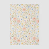Classy Shabby Chic Franse Floral Art Pattern Tissuepapier (Voorkant)