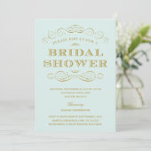 CLASSY SHOWER | BRIDAL SHOWER INVITATION KAART (Staand voorkant)