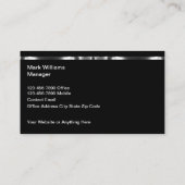 Classy Silver Elements Construction Visitekaartjes (Achterkant)