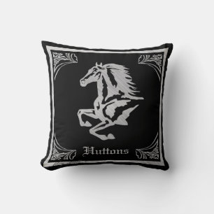Classy Silver Horse Kussen