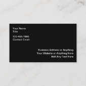 Classy Silver Tone Constructie Visitekaartjes (Achterkant)