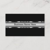 Classy Silver Tone Constructie Visitekaartjes (Voorkant)