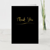 Classy Simple Business Merci Cartes (Recto)