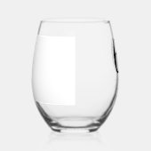 Classy Sixty Name Date 60th Birthday Party Wijnglas Zonder Voet (Rechts)