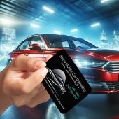 Classy Slanke Mobiele Auto Detailing QR Code URL Visitekaartje