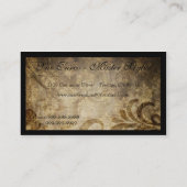 Classy Sophisticated Designer Salon Visitekaartje (Achterkant)