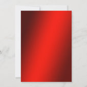 Classy Stijlvolle rode Baubles & Parels Kerstmis Kaart (Achterkant)