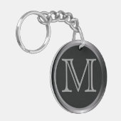 Classy Styled Monogram Sleutelhanger (Voorkant Links)