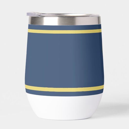 Classy Stylish Gold on Navy Graduation Caps (Droite)