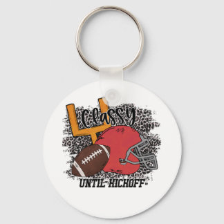 Classy Tot Kickoff Football, Funny Football Gift Sleutelhanger