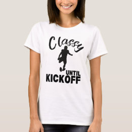 Classy Tot Kickoff Grappig Football Ontwerp T-shirt