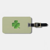Classy Trendy Irish Lucky Shamrock Bagagelabel (Voorkant horizontaal)