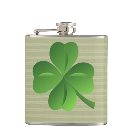 Classy Trendy Irish Lucky Shamrock Heupfles (Voorkant)