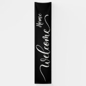 Classy Trendy Welkom Home  Spandoek (Verticaal)