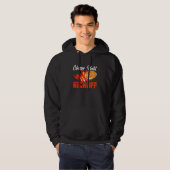 Classy Until Kickoff Quarterback American Football Hoodie (Voorkant volledig)