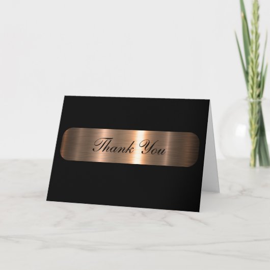 Classy Upscale Elegant Budget Dank u Kaarten (Voorkant)