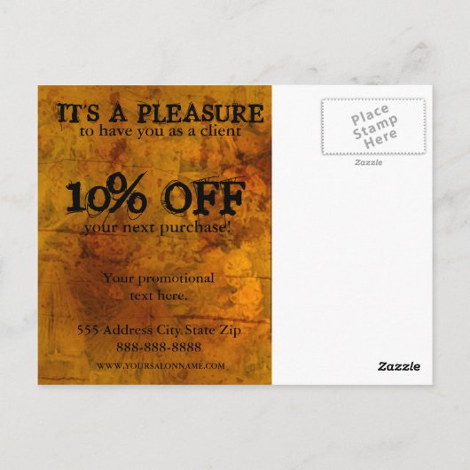 Classy Upscale Moderne Briefkaarten (Achterkant)