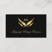 Classy Upscale Notary Services Visitekaartjes (Voorkant)