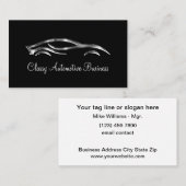 Classy Upscale Visitekaartjes voor autothema's (Voorkant / Achterkant)