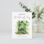 Classy Valentijnsdag onroerend goed promotioneel Feestdagenkaart (Staand voorkant)